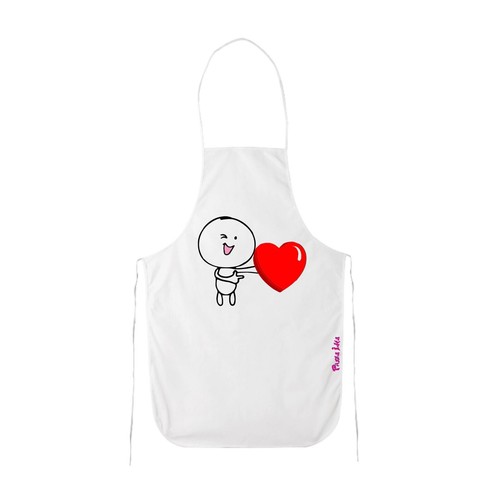 Grembiule cucina bianco - grembiule,