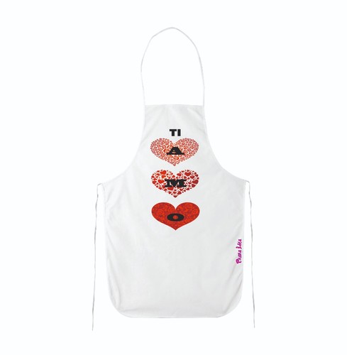 Grembiule cucina bianco - grembiule,