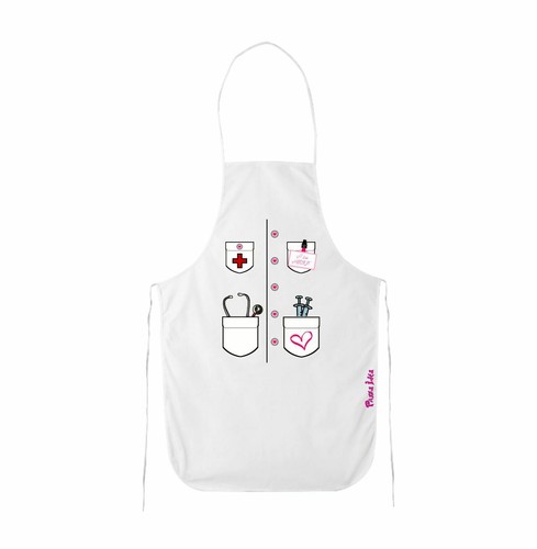 Grembiule bianco cucina - grembiule,