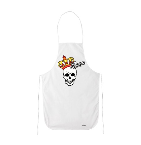 Grembiule cucina bianco con - bianco,