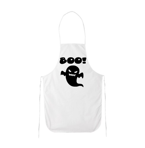 Grembiule cucina bianco con - grembiule,